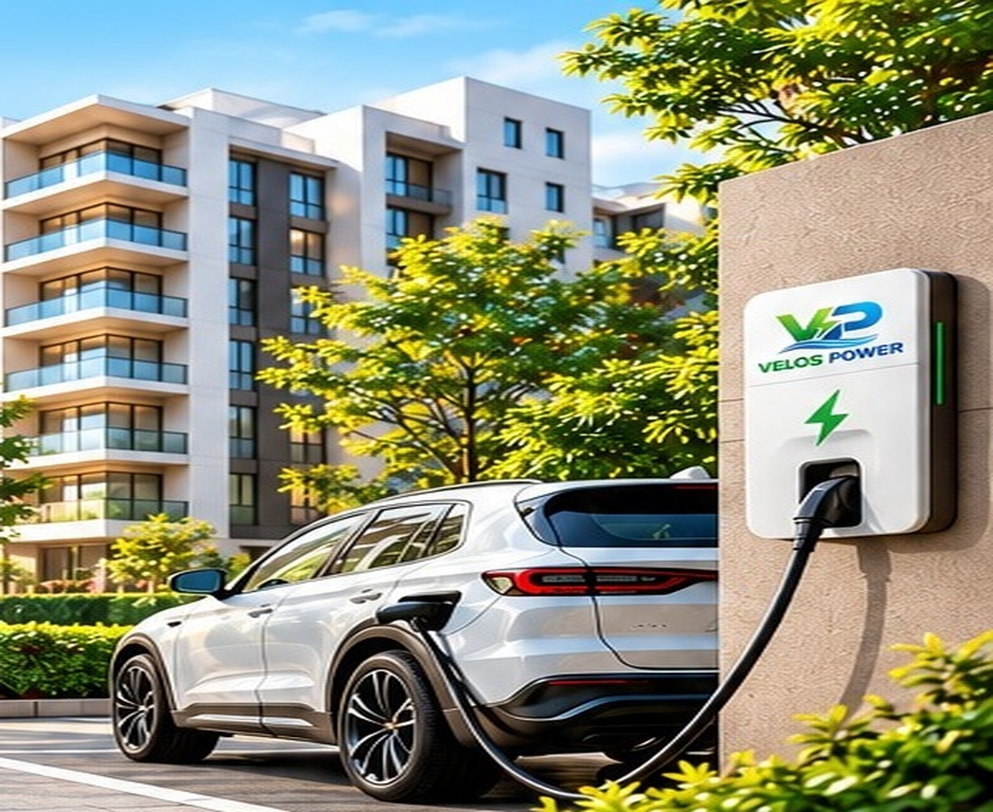 EV charging in a Delhi-style residential environment